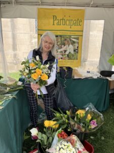 Floral Bouquets at AHG Information Booth